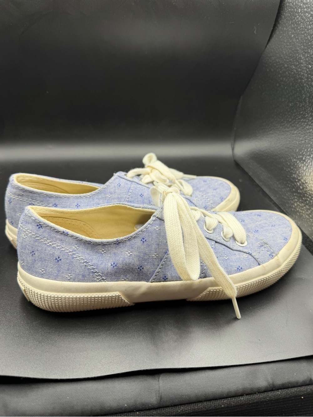 Chaps Women's Lace-Up Sneakers in Light Blue